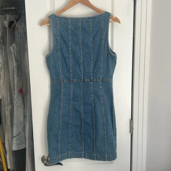 N/Nicholas Light Wash Denim dress - Picture 3 of 13